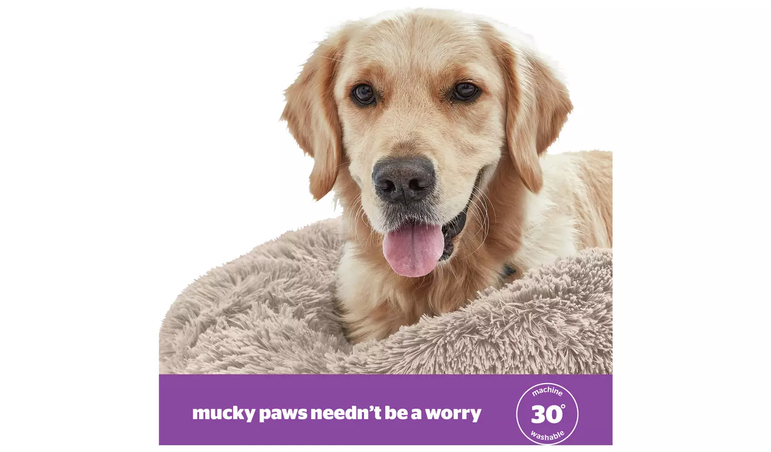 Silentnight Calming Neutral Donut Bed-Medium