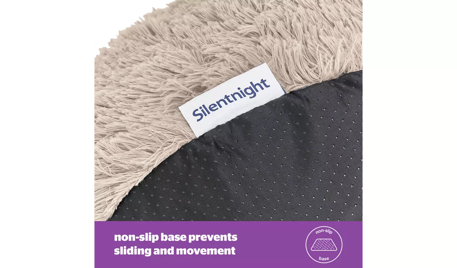 Silentnight Calming Neutral Donut Bed-Medium