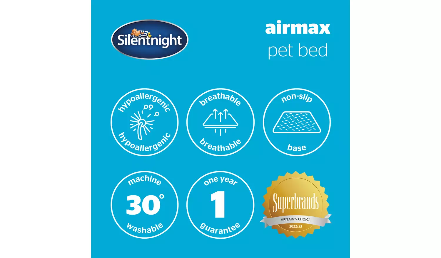 Silentnight Airmax Pet Bed - Small