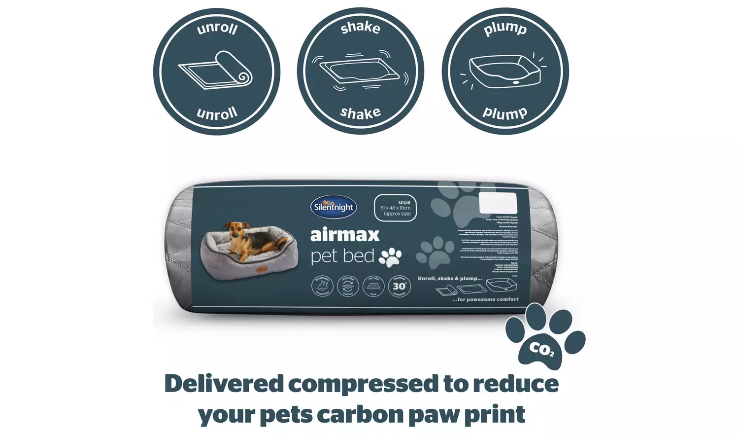 Silentnight Airmax Pet Bed - Large