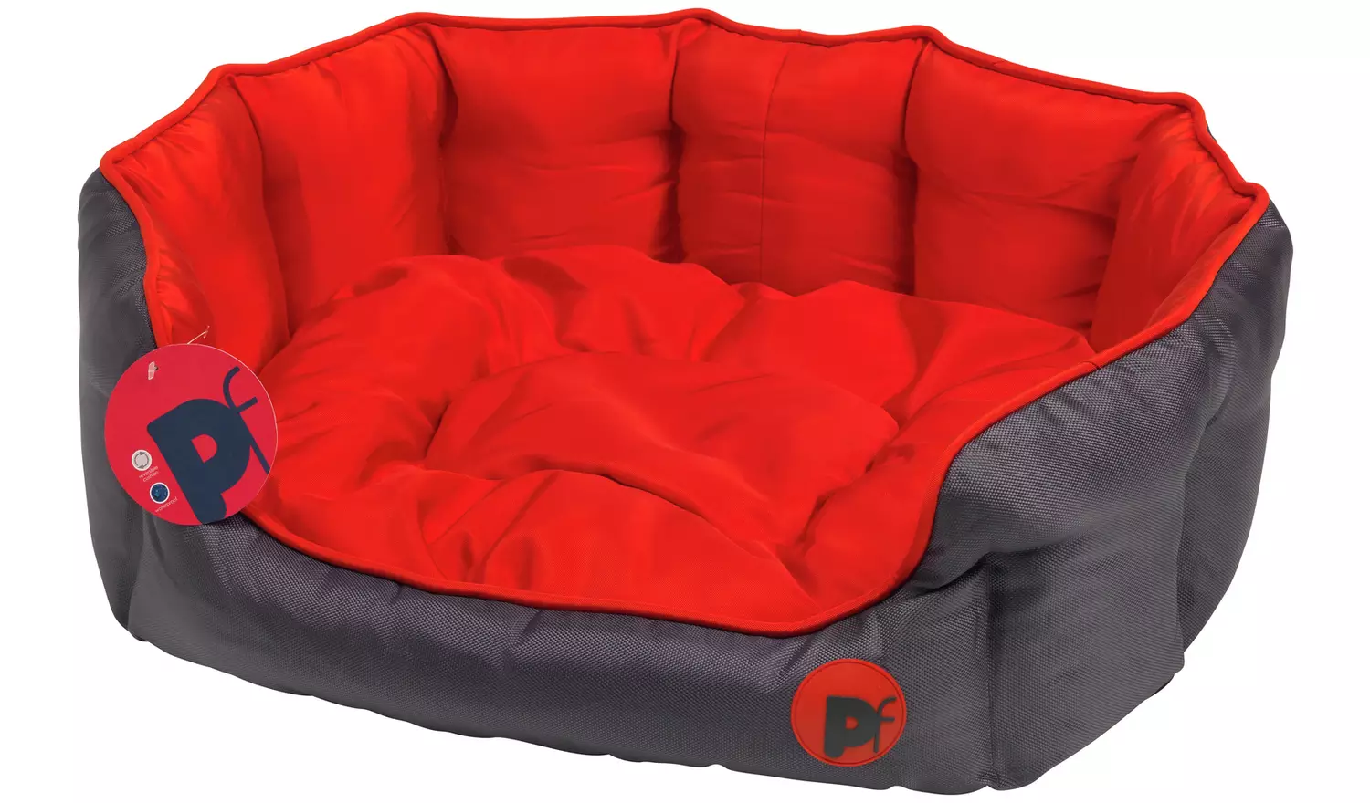 Petface Oxford Outdoor Oval Pet Bed - Extra Large
