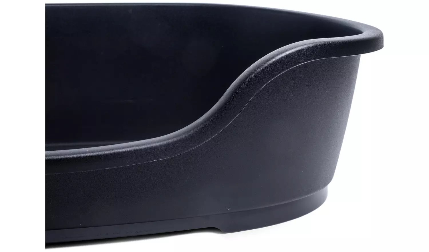 Petface Black Plastic Dog Bed - Small