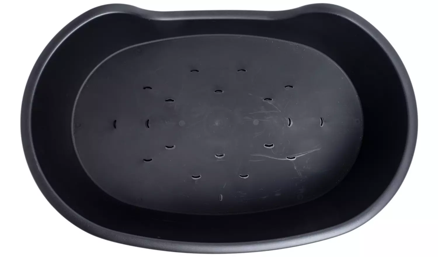 Petface Black Plastic Dog Bed - Small
