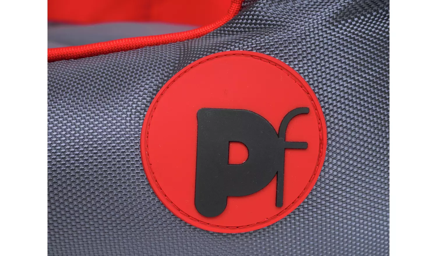 Petface Oxford Oval Red Dog Bed - Large