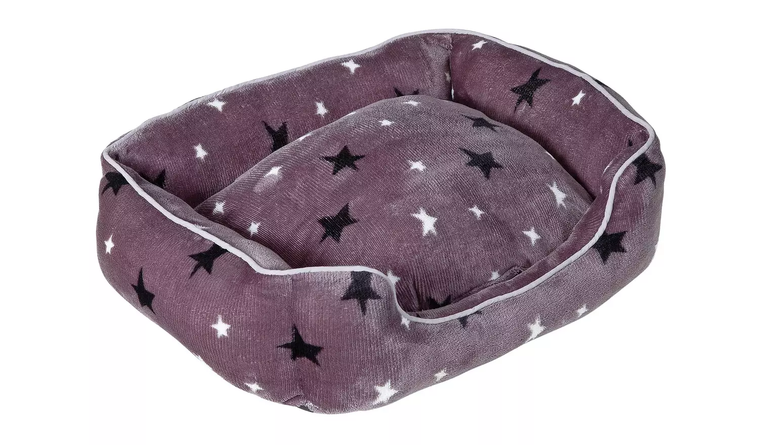 Stars Plush Square Bed - Small