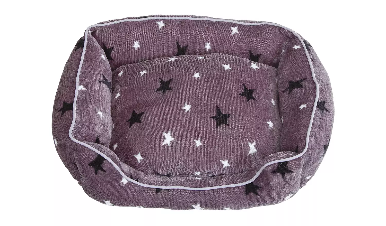 Stars Plush Square Bed - Small