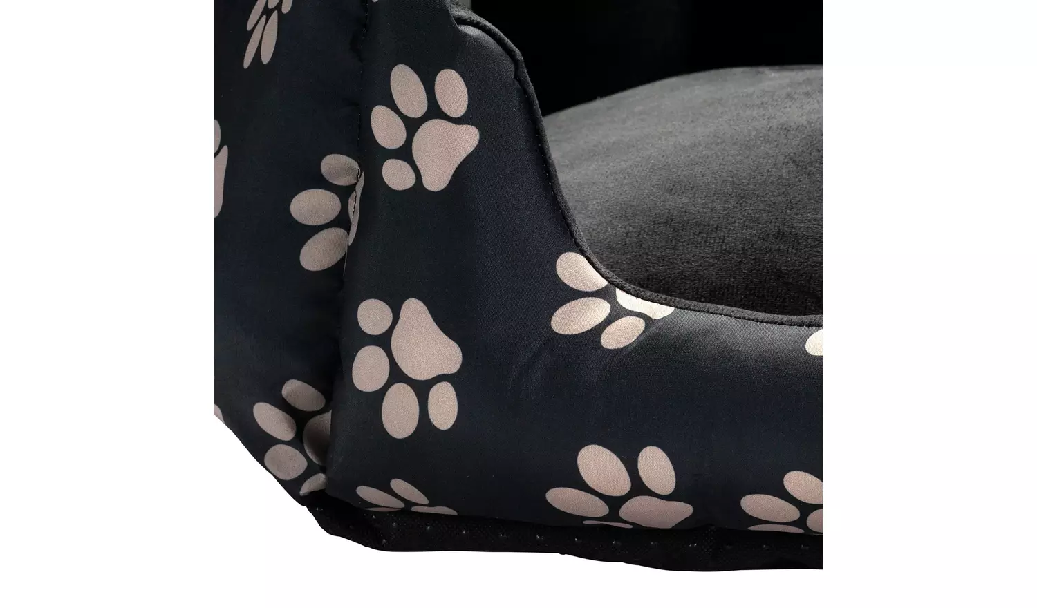 Paw Print Oval Pet Bed - Medium