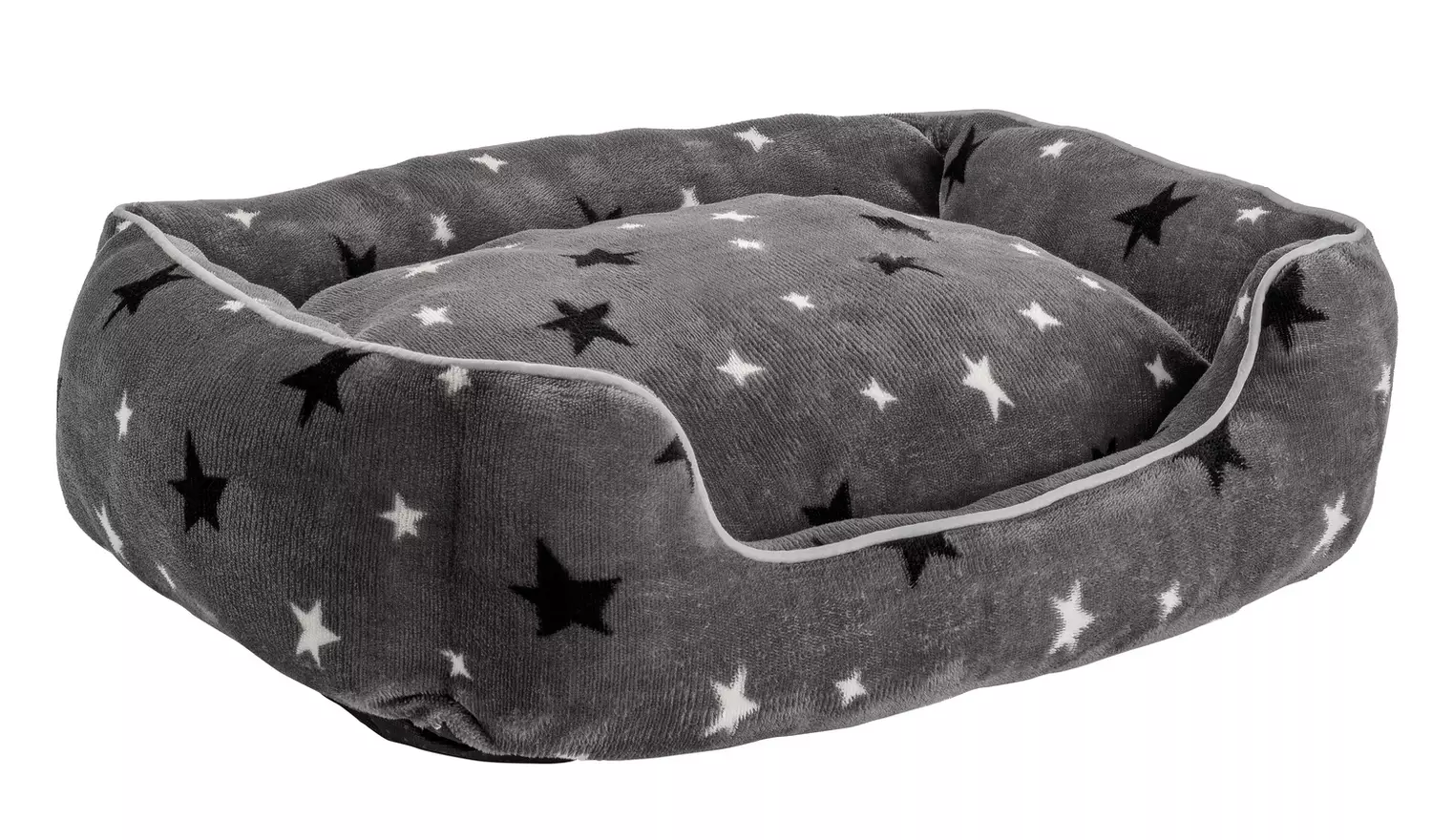 Stars Plush Square Bed - Medium