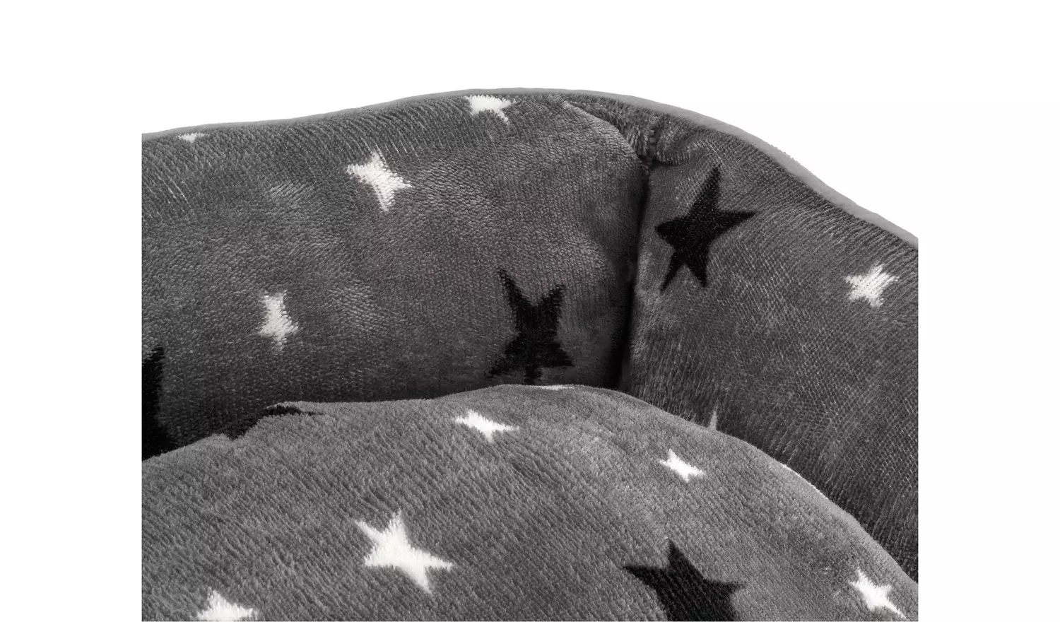 Stars Plush Square Bed - Medium