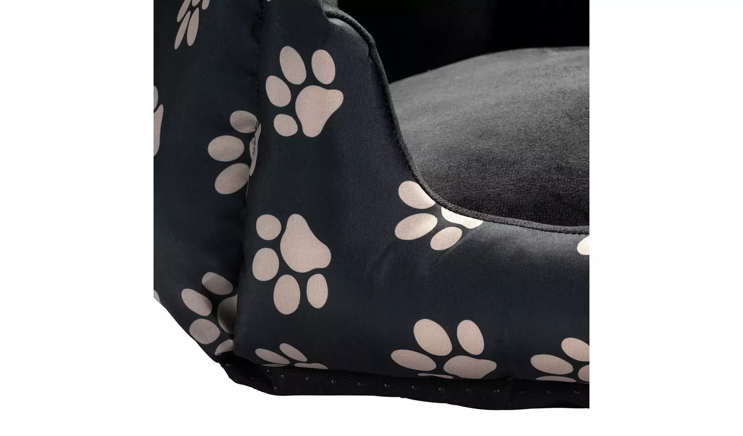 Paw Print Oval Pet Bed - Small