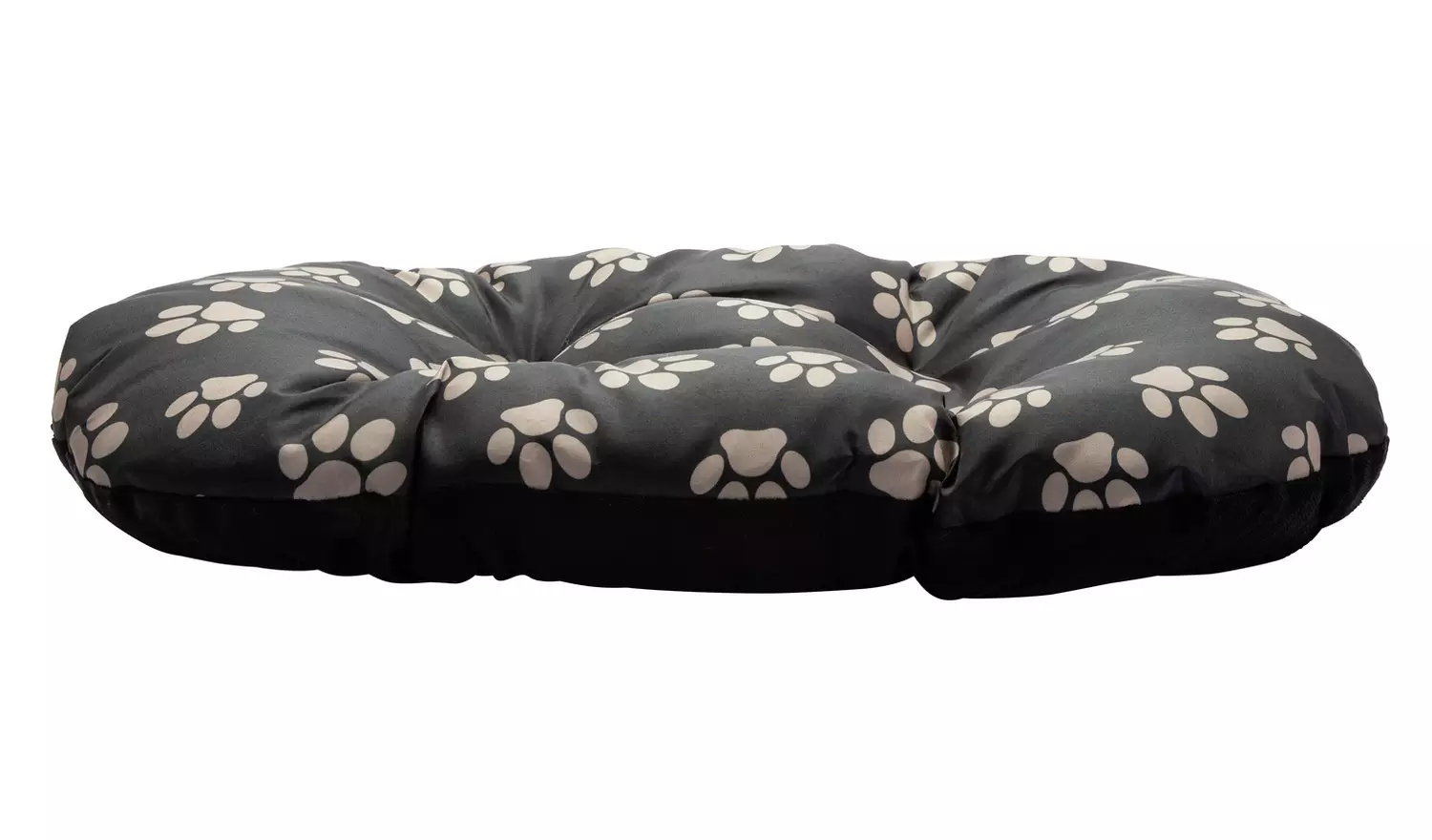 Paw Print Fleece Oval Cushion - Small