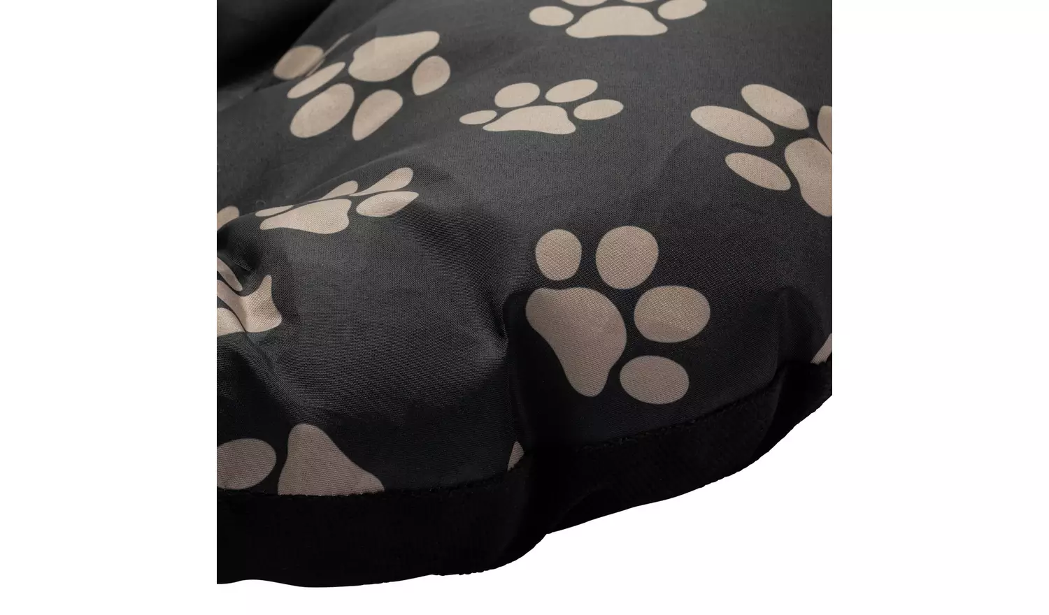 Paw Print Fleece Oval Cushion - Small