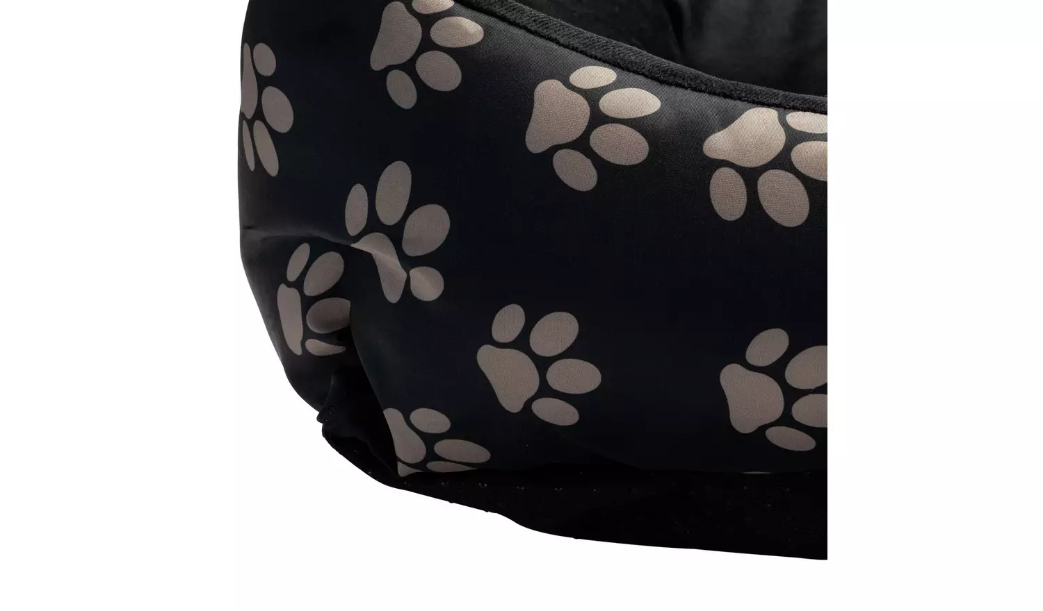 Paw Print Square Pet Bed - Medium