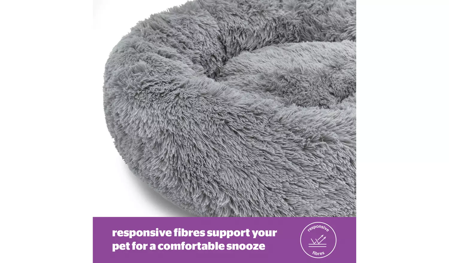 Silentnight Donut Pet Bed Grey - Small