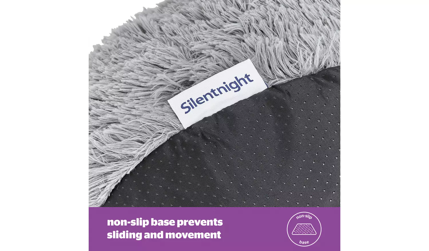 Silentnight Donut Pet Bed Grey - Medium