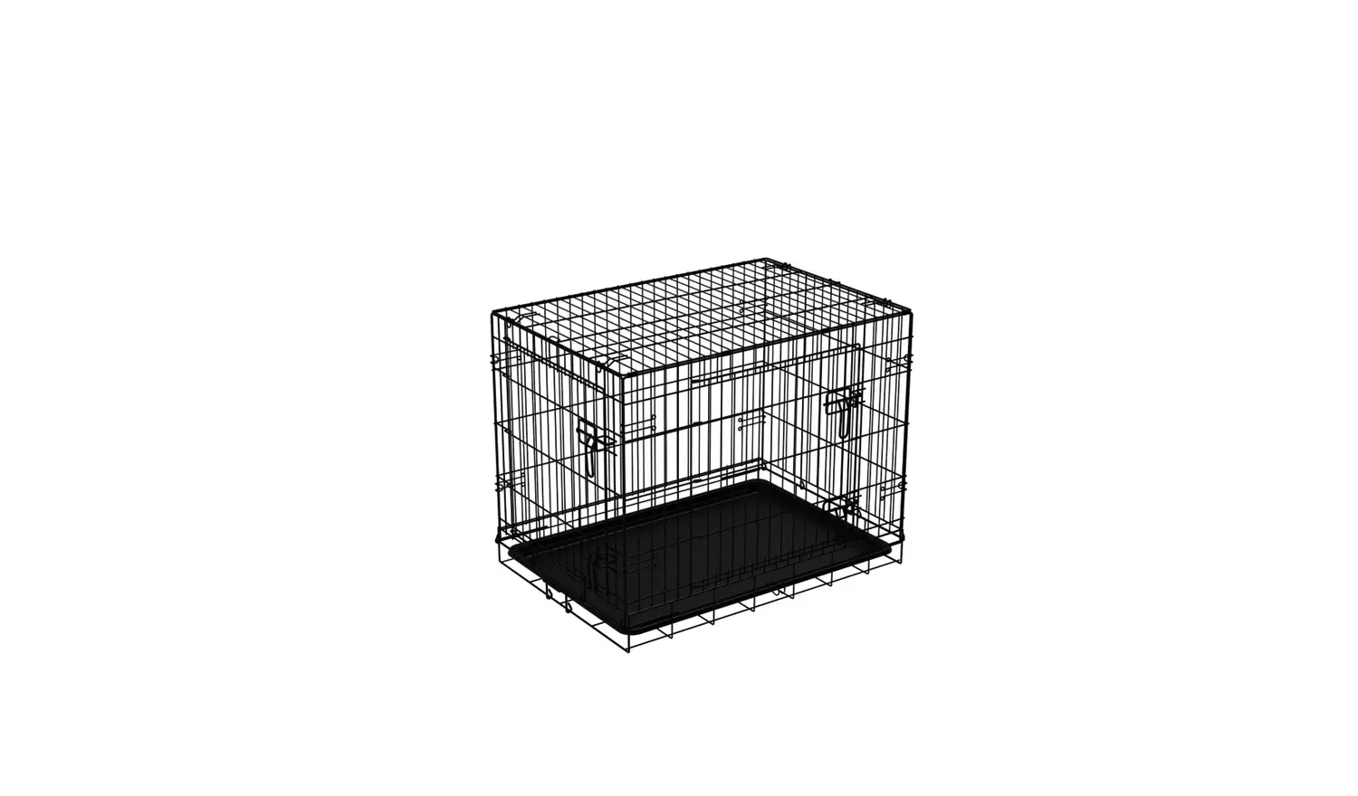 Double Door 30 inch Pet Cage - Medium