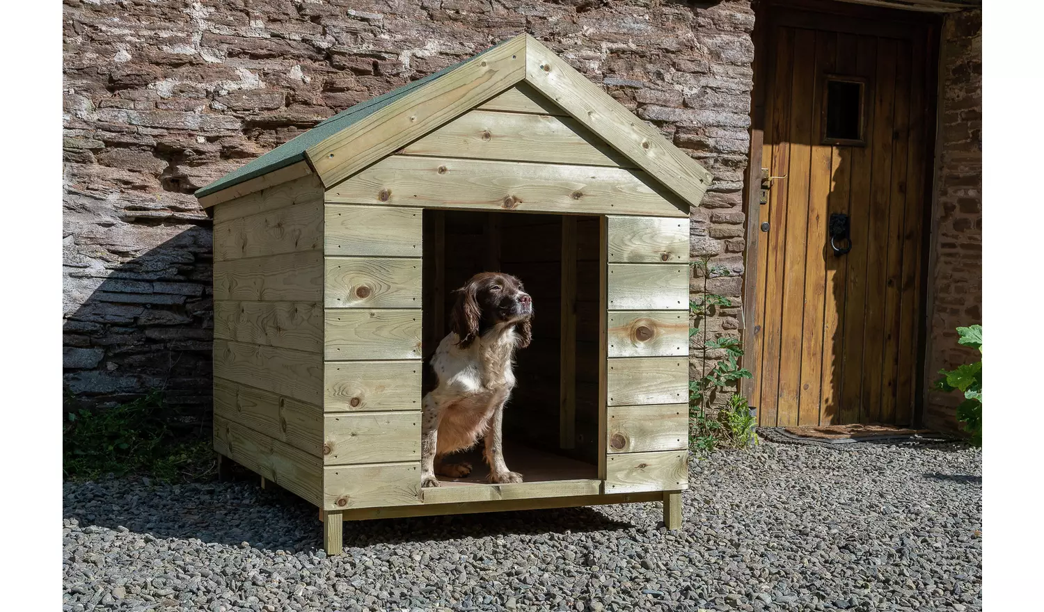 Forest Garden Wooden Dog Kennel