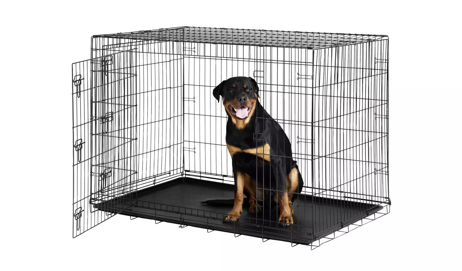Double Door 54 inch Pet Cage - XXL