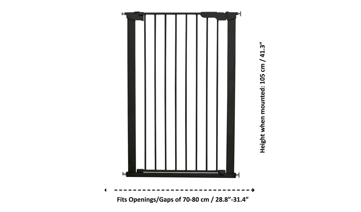Scandinavian Pet Extra Tall Gate – Black