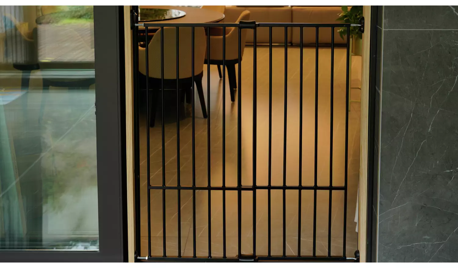Extra Tall Extending Metal Pet Gate