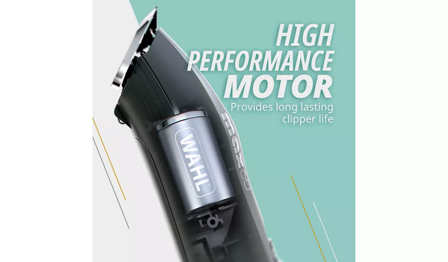 Wahl Max 60 Brushless DC Rotary Motor Dog Clipper Kit