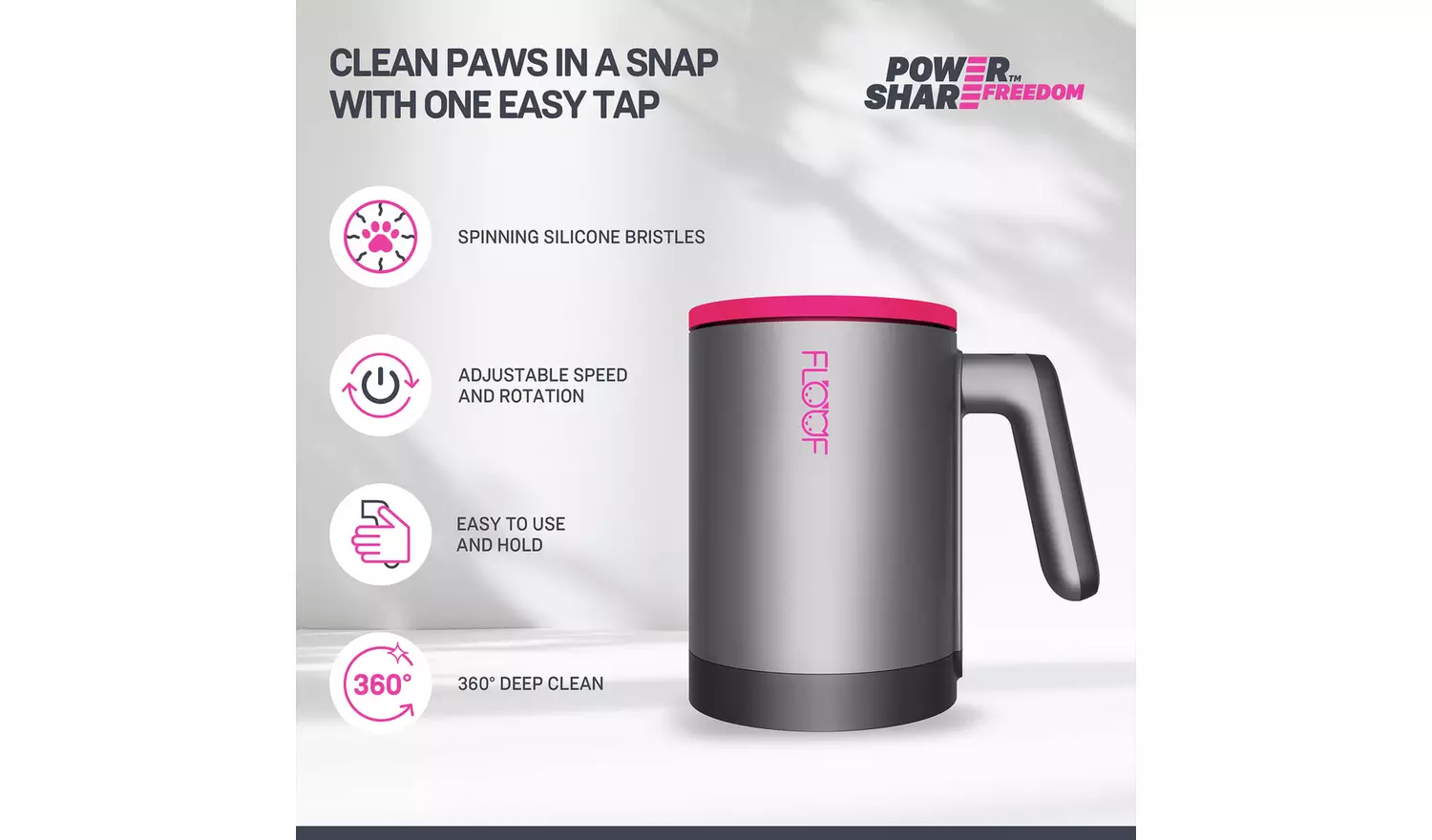 Floof 20V Cordless Pet Paw Washer