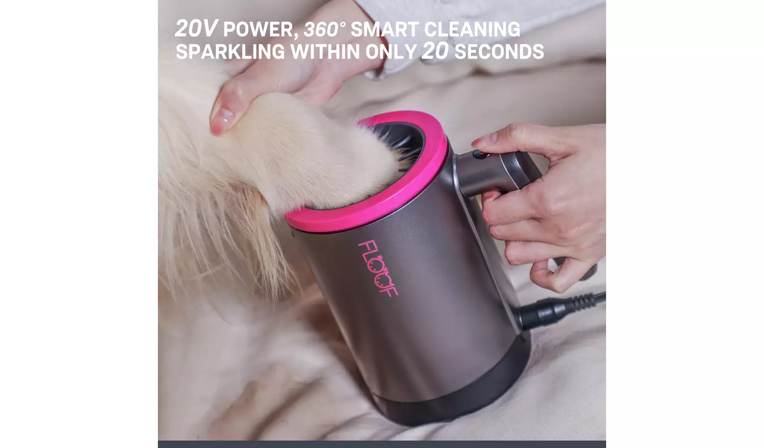 Floof 20V Cordless Pet Paw Washer