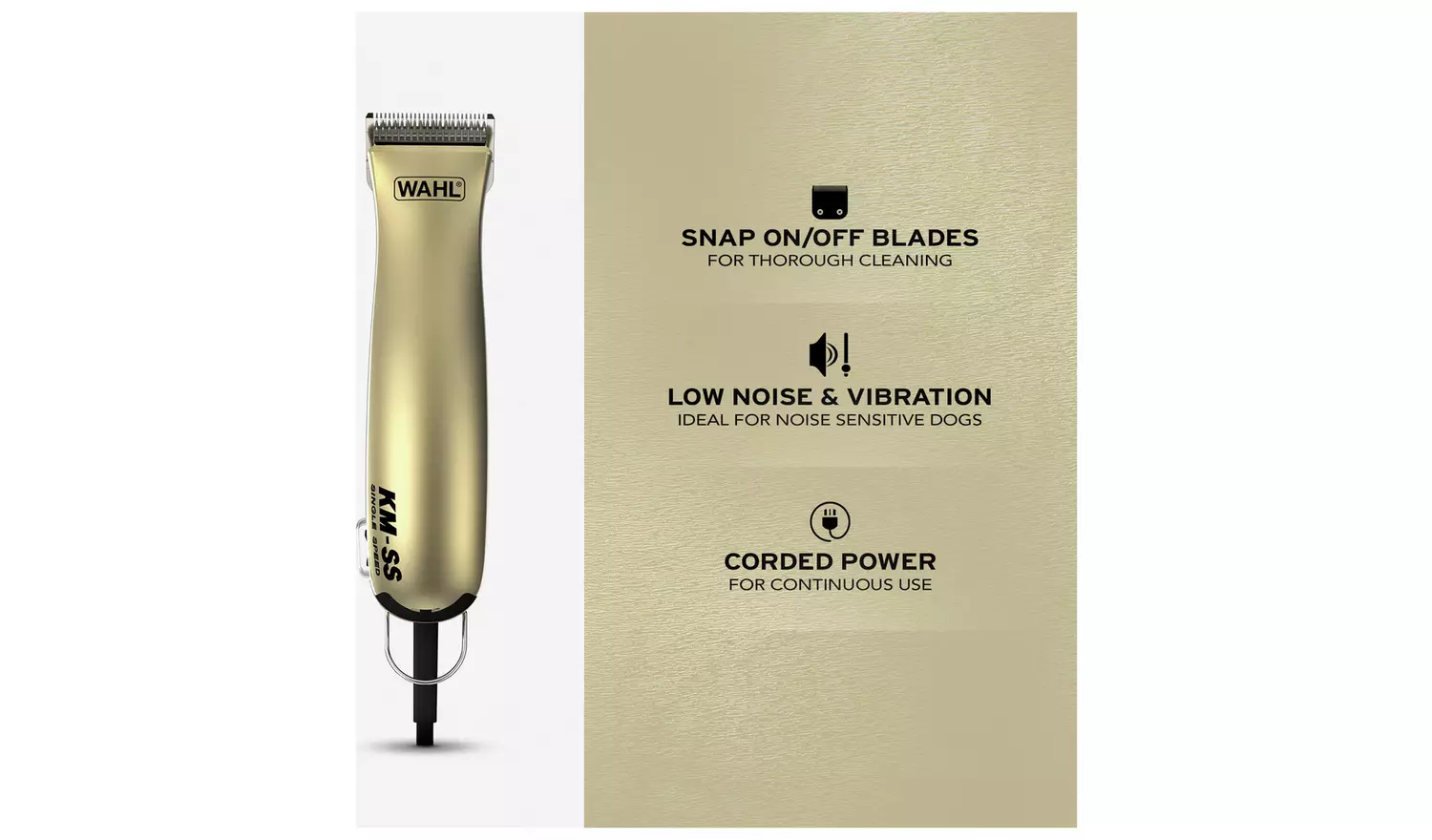 Wahl KM-SS Corded Dog Clipper Kit