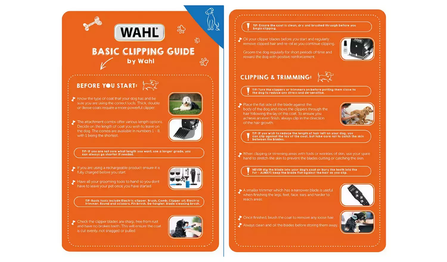 Wahl Super Groom Premium Rechargeable Dog Clipper Kit