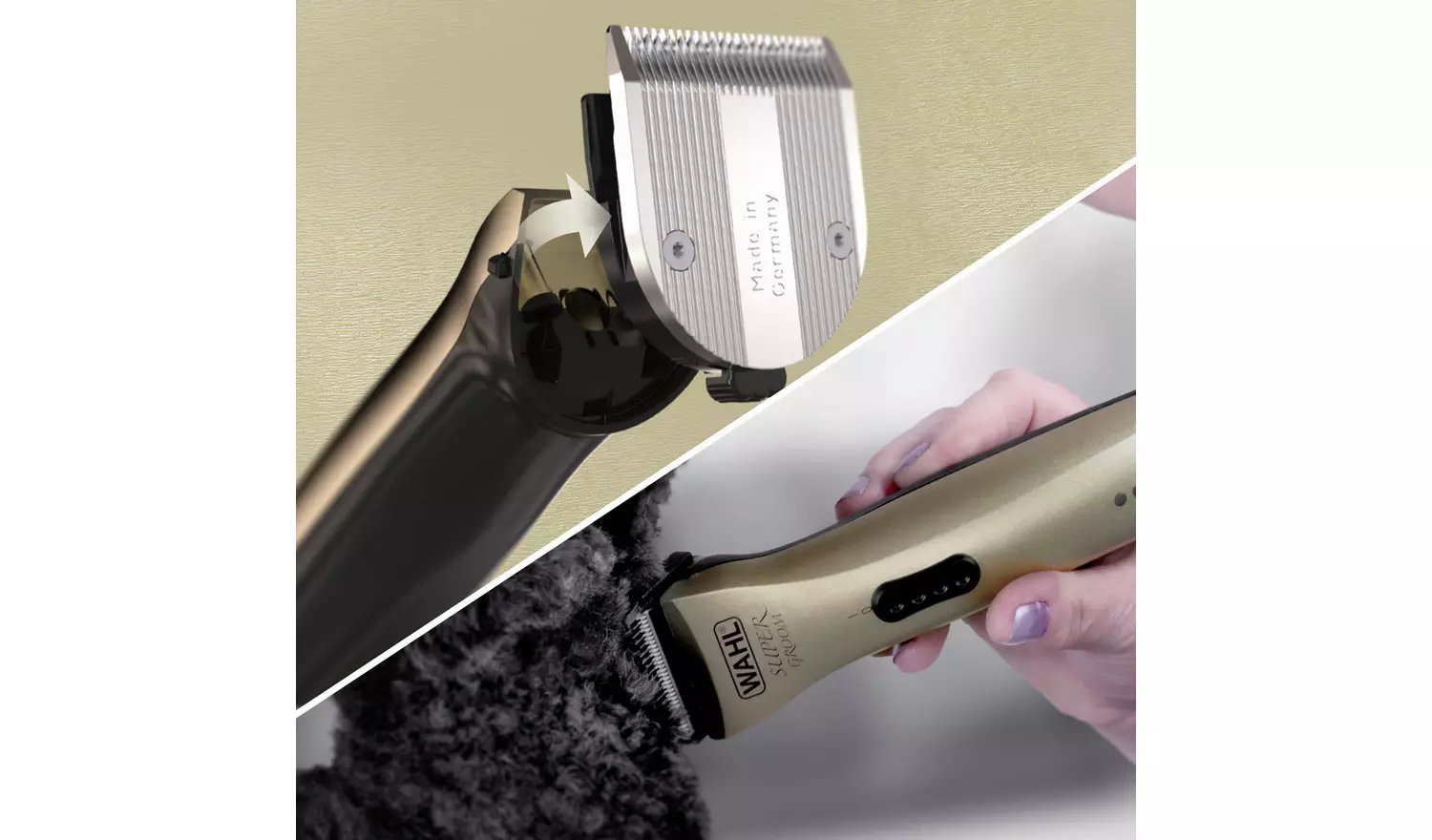 Wahl Super Groom Combi Cordless Dog Clipper & Trimmer Kit