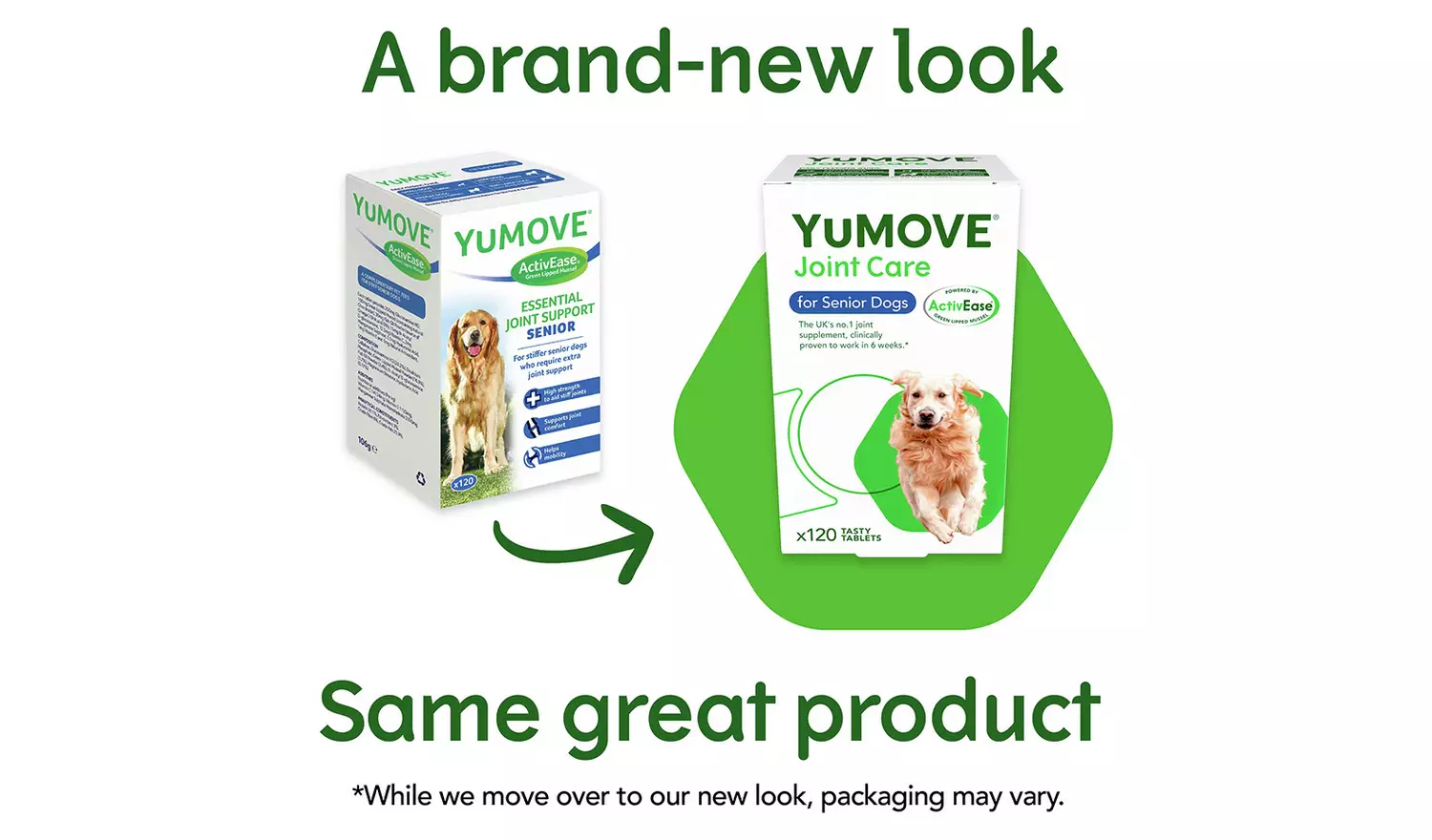 Yumove Joint Supplement Senior Dog Tablets - 120