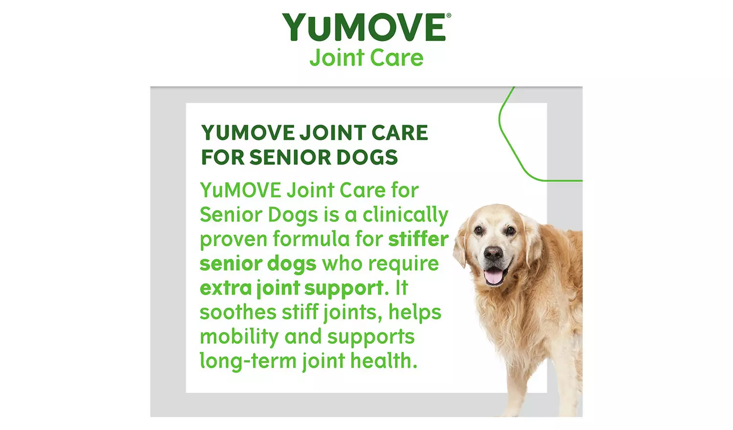 Yumove Joint Supplement Senior Dog Tablets - 120