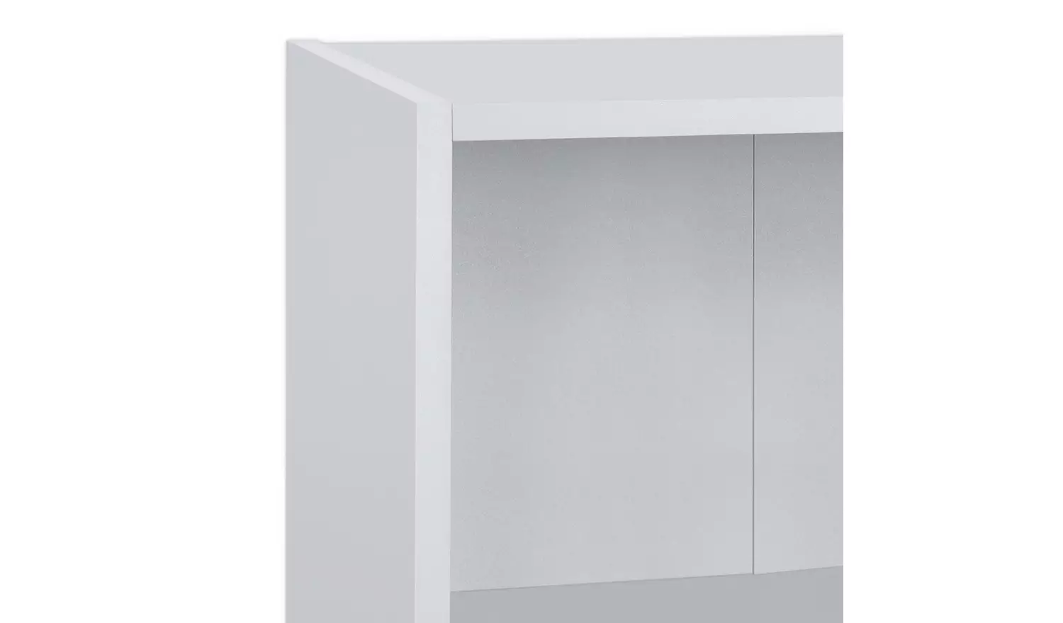 Argos Home Malibu Short Bookcase - White