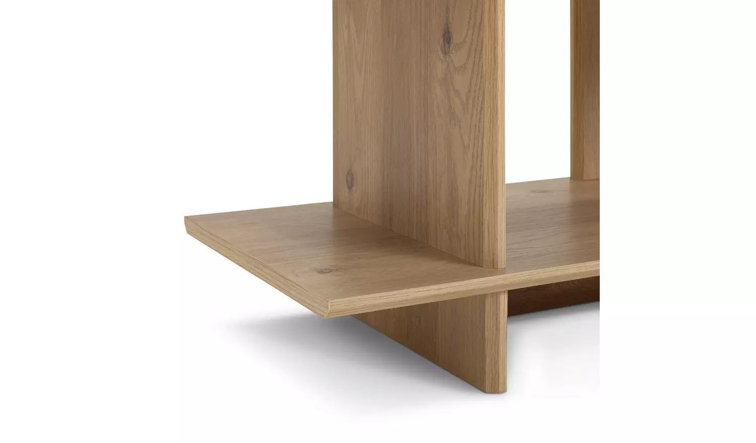 Habitat Raymond Wide Bookcase - Oak