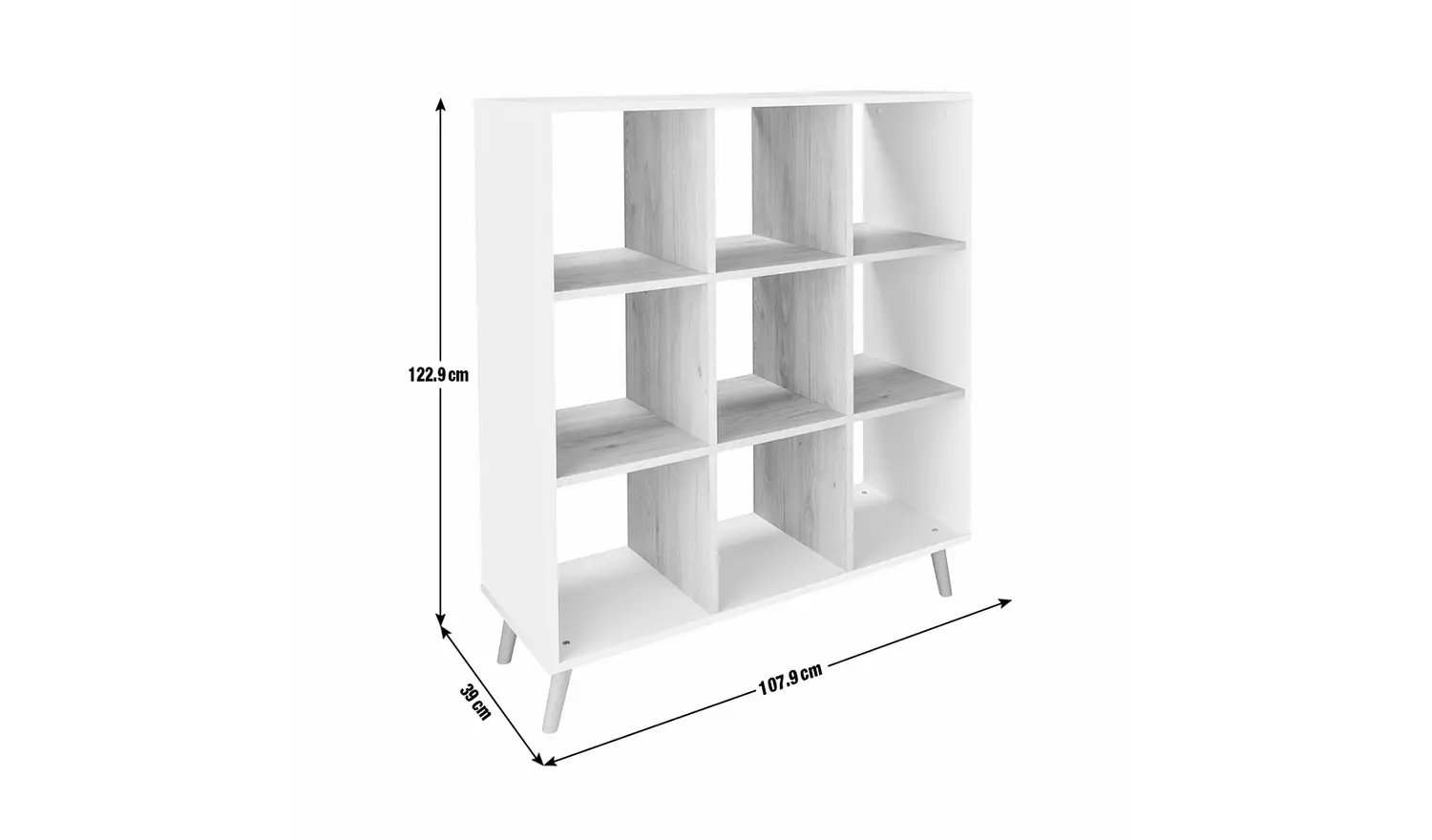 Habitat Skandi Deep Shelving Unit - White