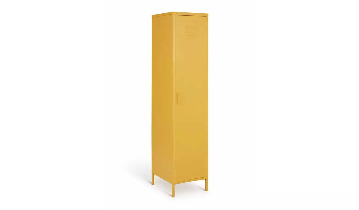 Habitat Tall 1 Door 4 Shelf Locker - Mustard