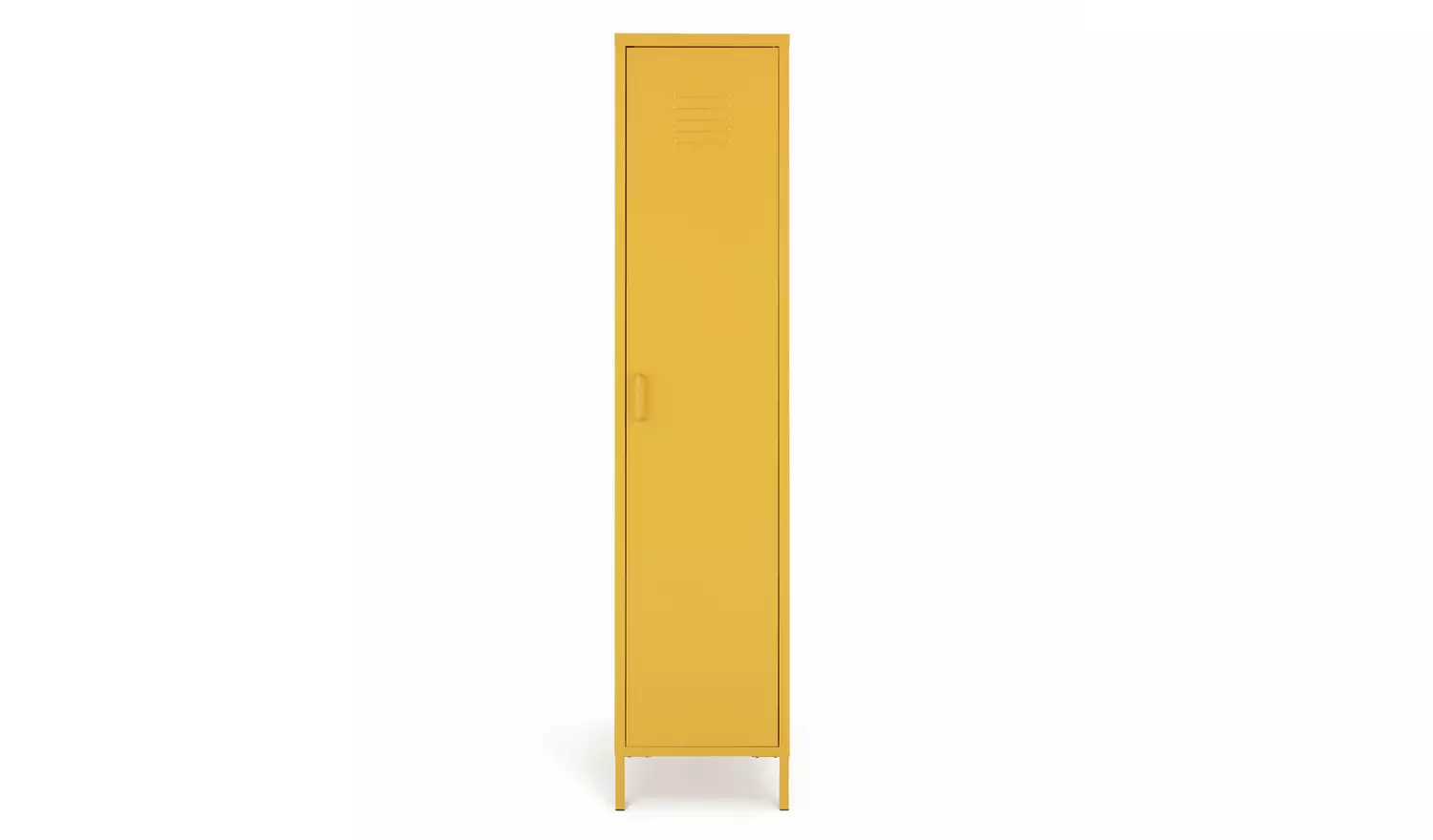 Habitat Tall 1 Door 4 Shelf Locker - Mustard