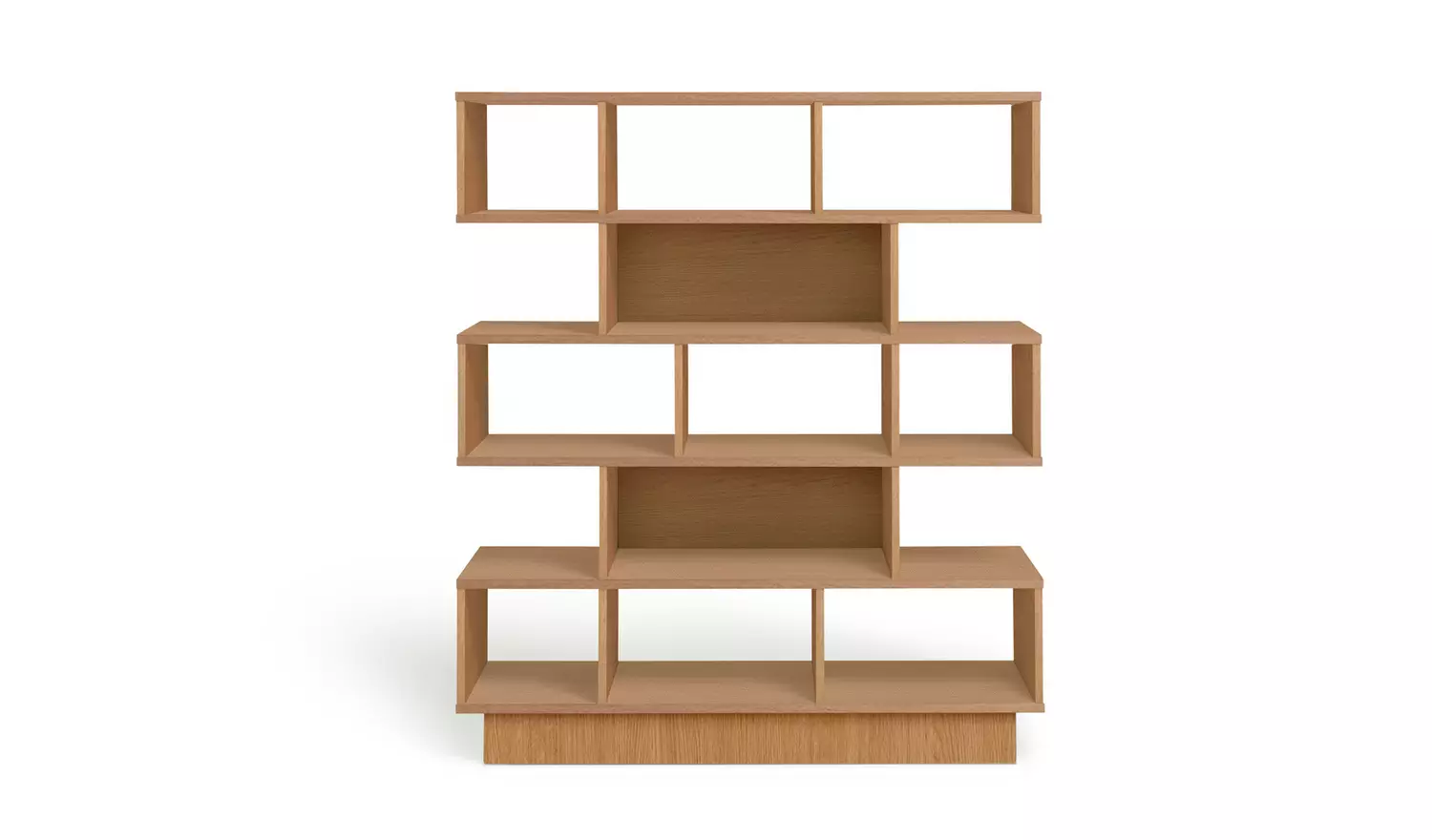 Argos Home Cube Wide Shelving Unit - Oak Effect