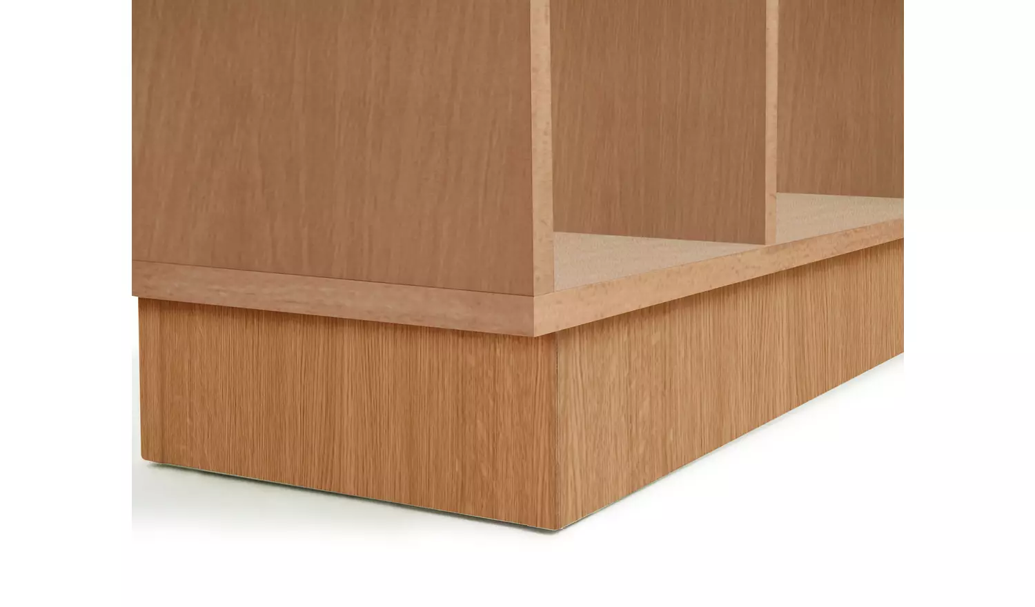 Argos Home Cube Wide Shelving Unit - Oak Effect