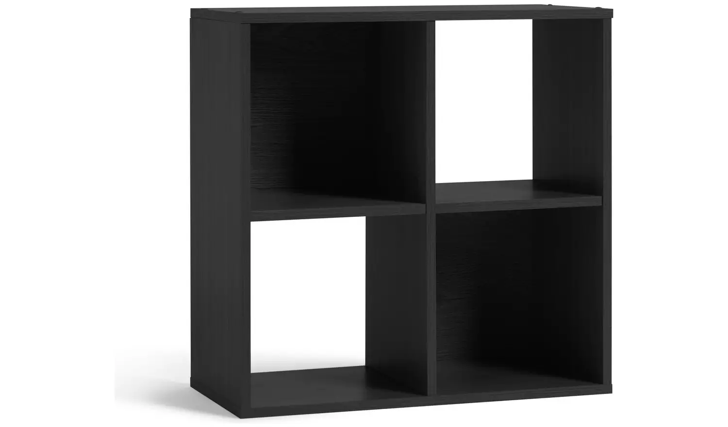 Argos Home Squares 4 Cube Storage Unit - Black