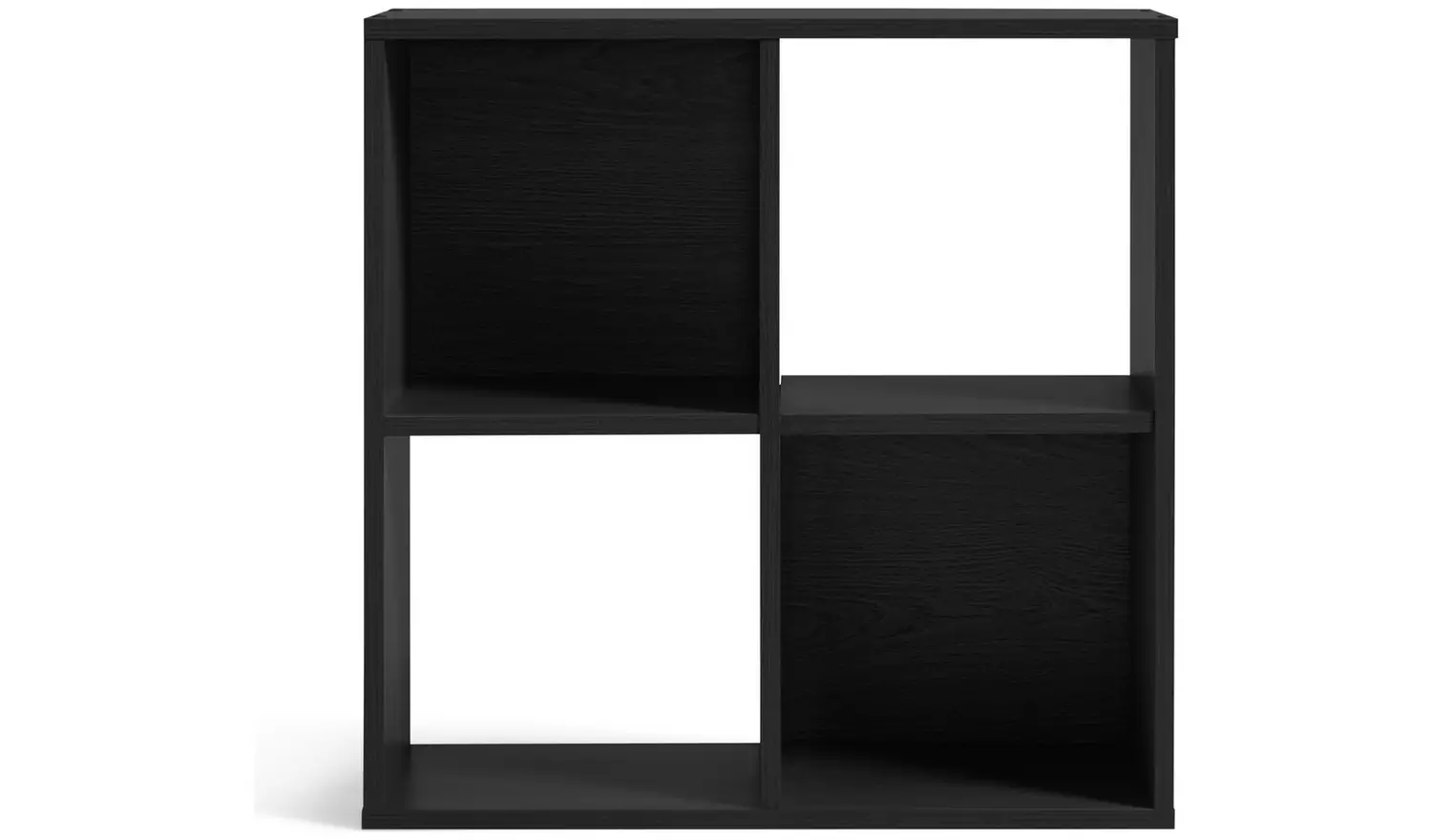 Argos Home Squares 4 Cube Storage Unit - Black