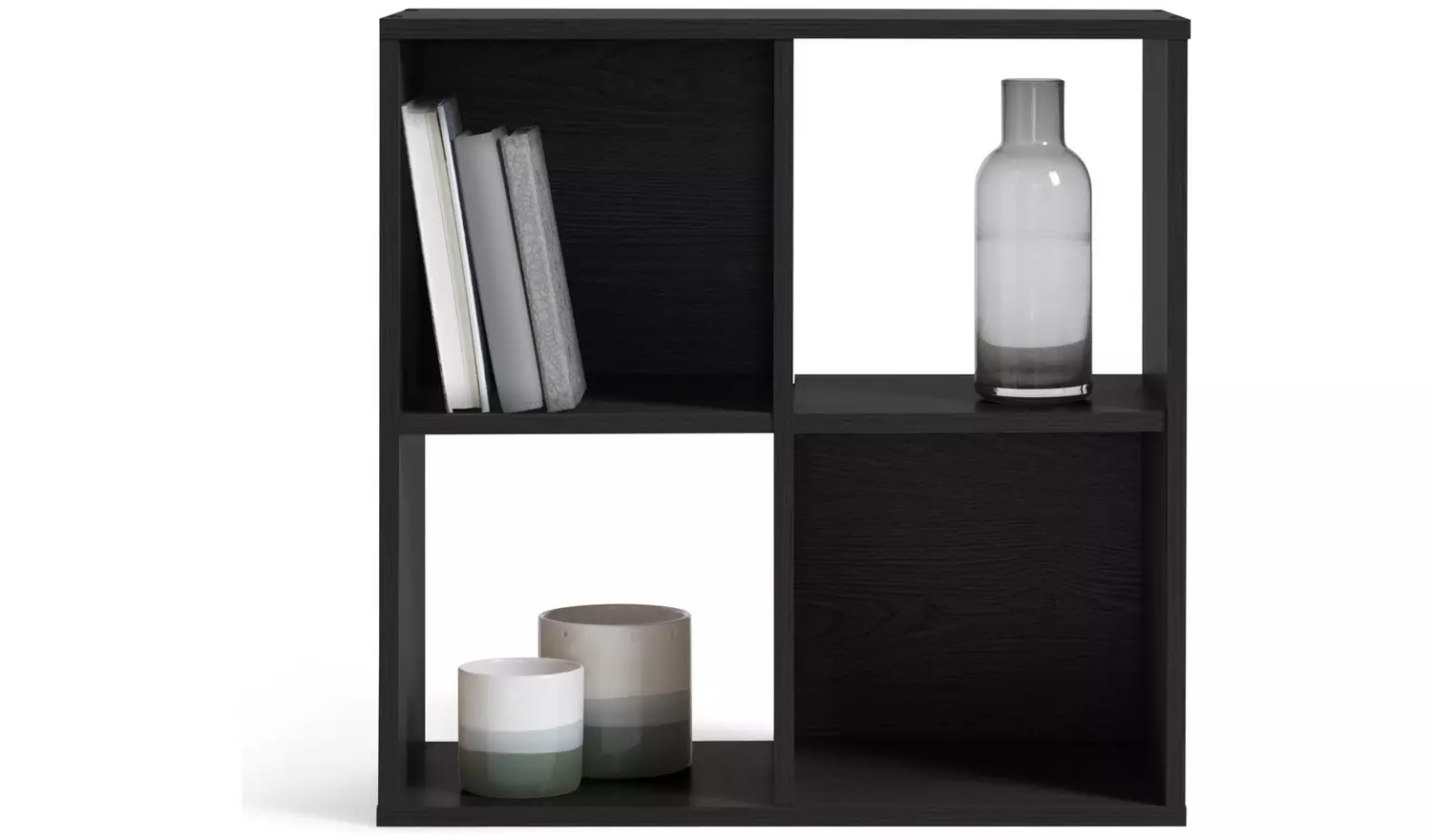 Argos Home Squares 4 Cube Storage Unit - Black