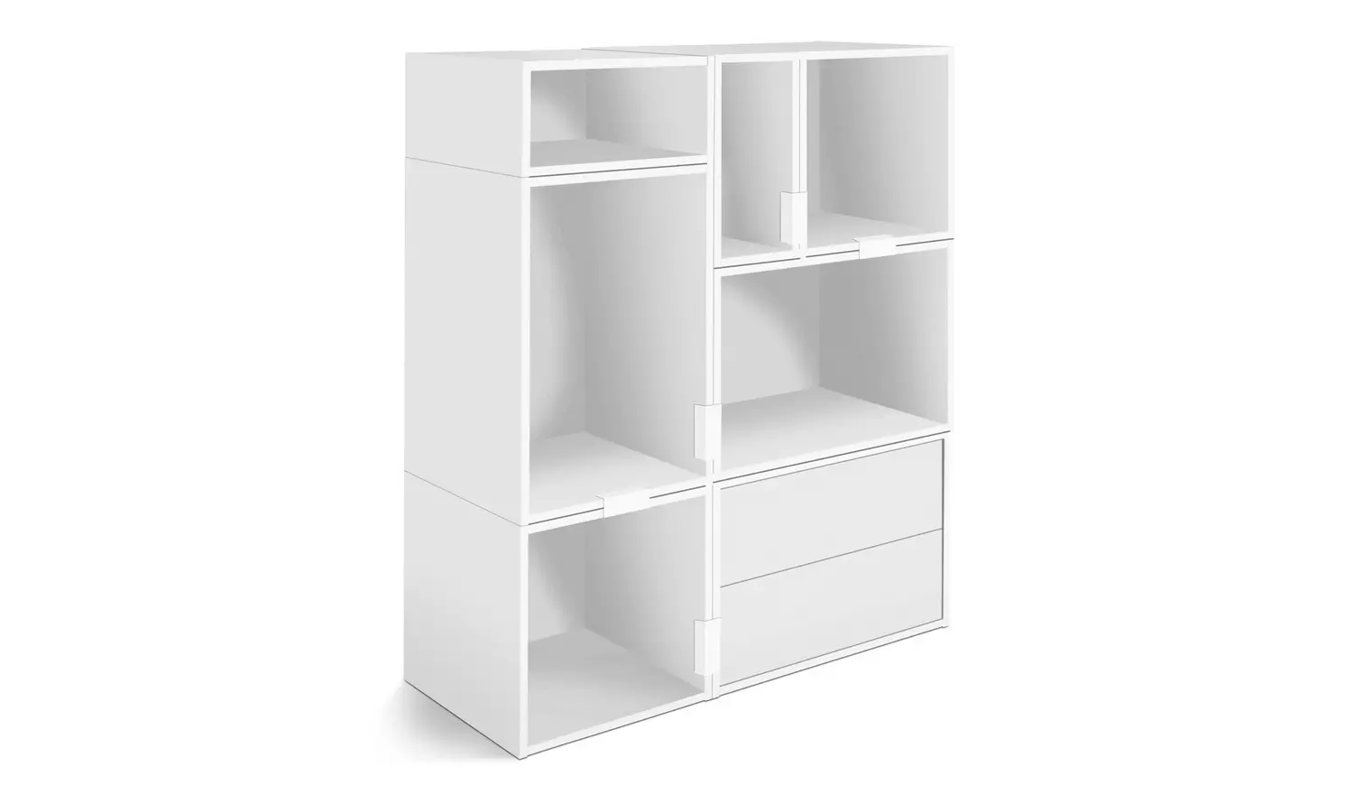 Habitat Rubrics Modular Large Bookcase - White