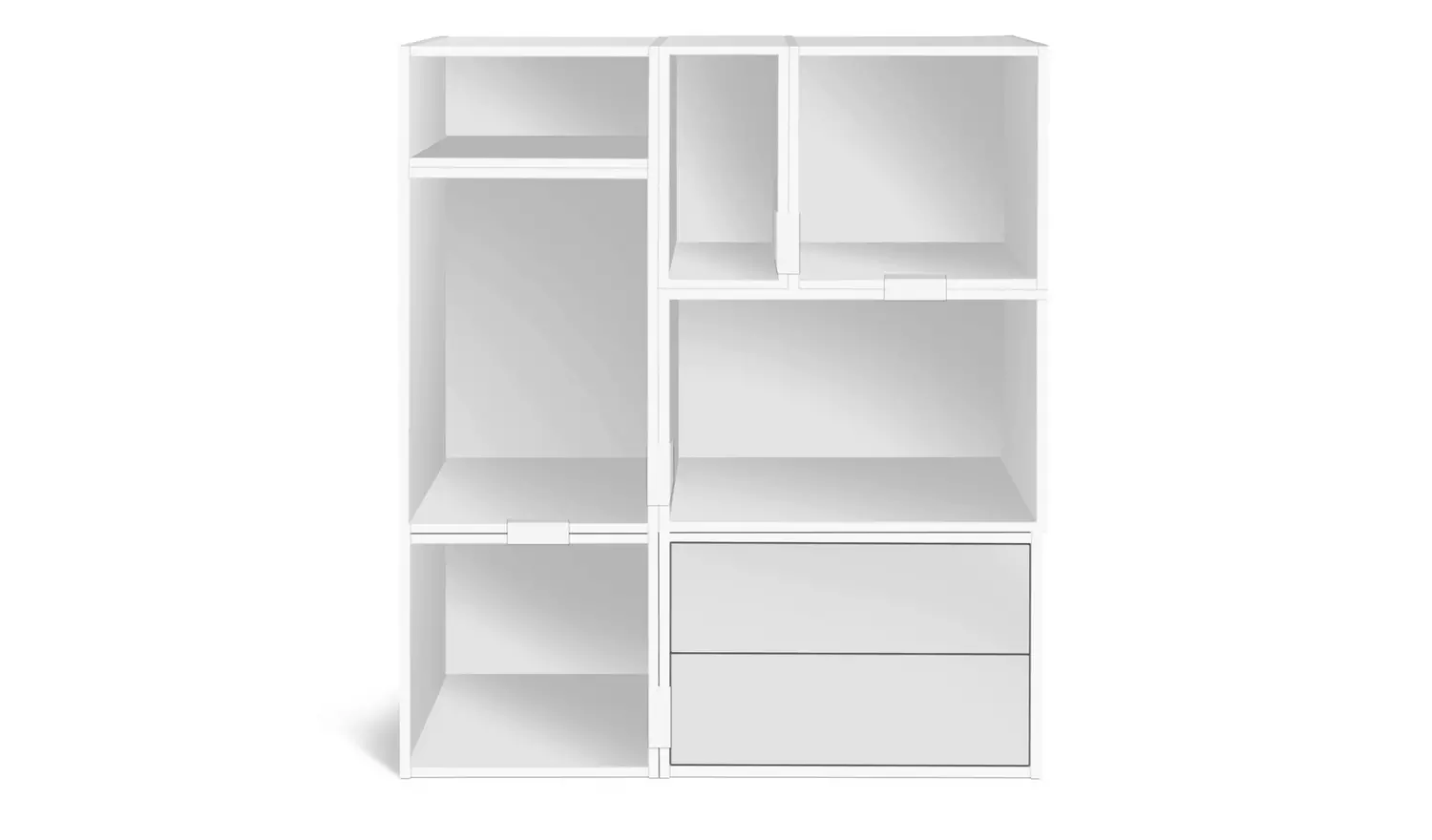 Habitat Rubrics Modular Large Bookcase - White