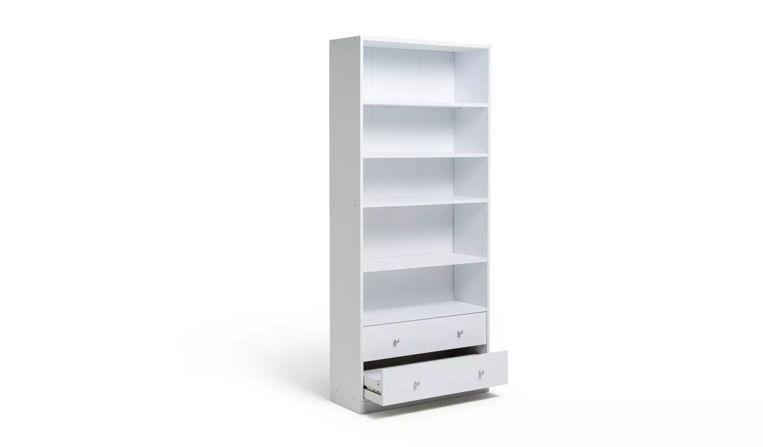Argos Home Maine 2 Drawer Bookcase - White
