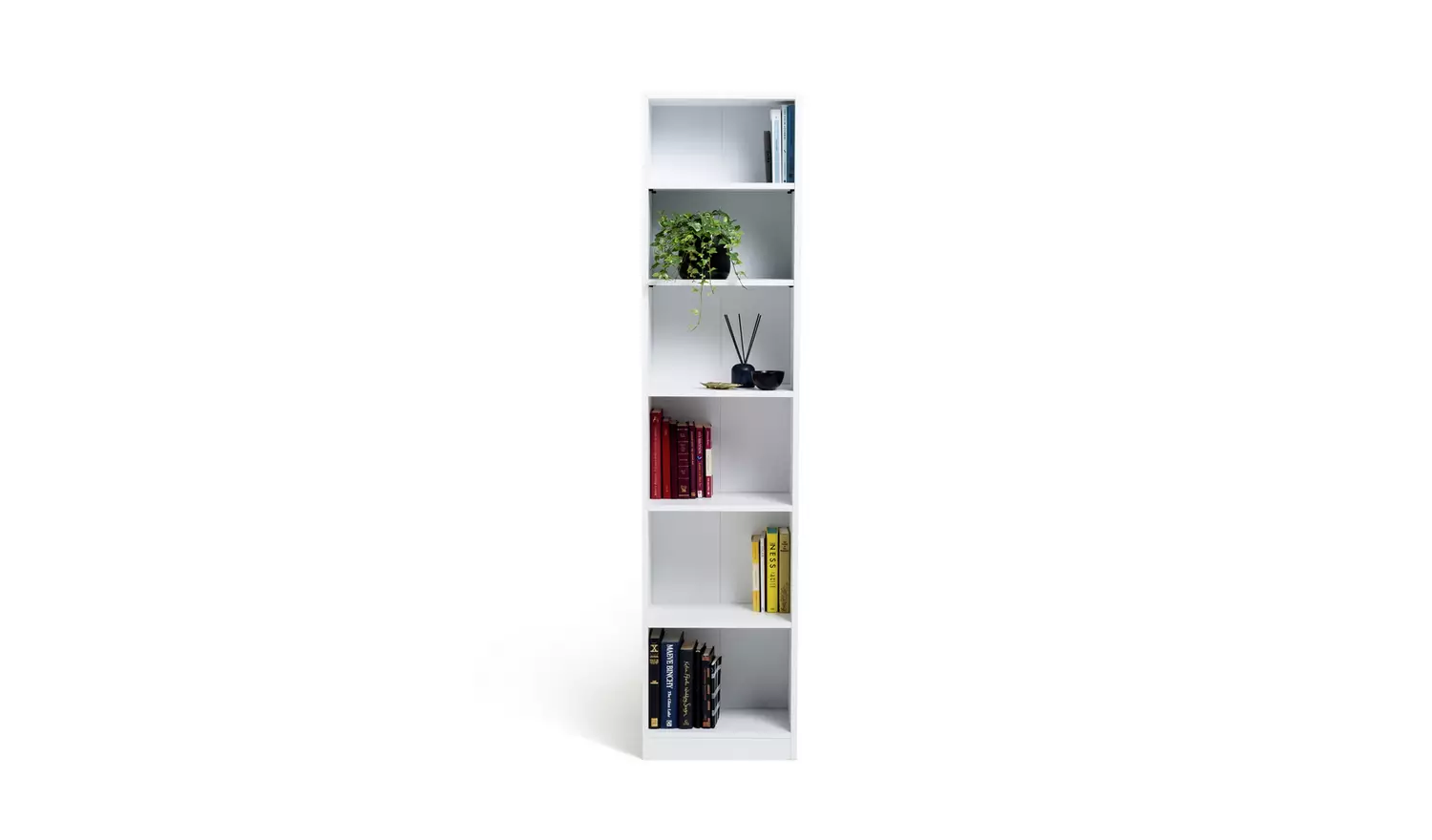 Argos Home Maine Narrow Bookcase - White