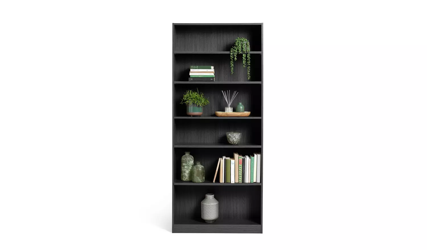 Argos Home Maine Deep Bookcase - Black