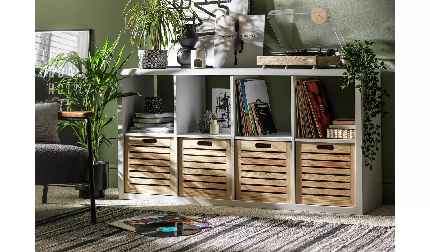 Habitat Squares Plus 8 Cube Storage Unit - White