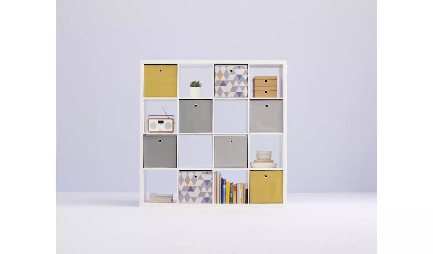 Habitat Squares Plus 16 Cube Storage Unit - White