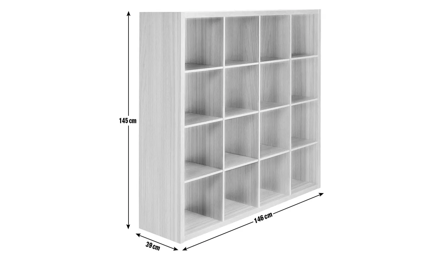 Habitat Squares Plus 16 Cube Storage Unit - White